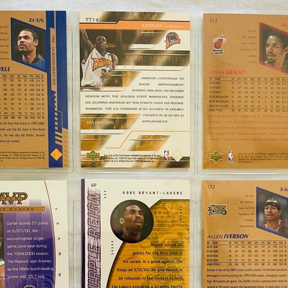 LOT OF 9 BASKETBALL TRADING CARDS. MINT CONDITION. Includes a KOBE BRYA… - Picture 8 of 9